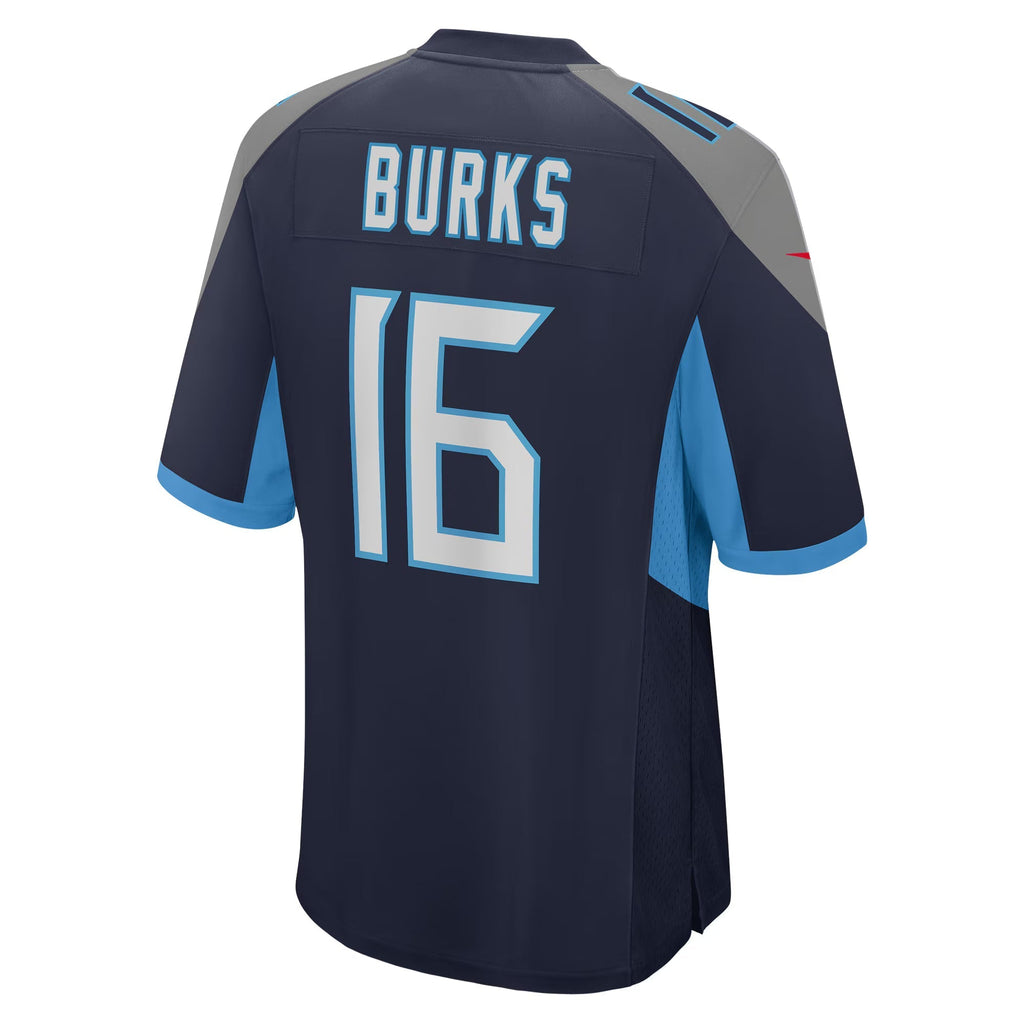 Tennessee Titans Treylon Burks Navy Player Game Jersey