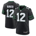 New York Jets Joe Namath Legacy Black Alternate Retired Player Game Jersey