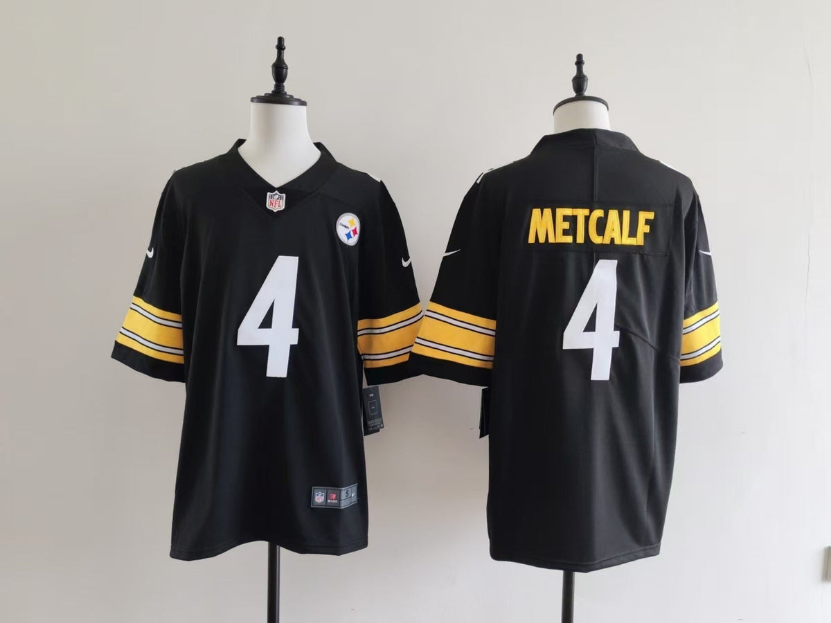 Men's Pittsburgh Steelers DK Metcalf  Jersey -  Black