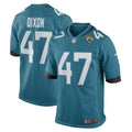 De'Shaan Dixon Jacksonville Jaguars  Team Game   Jersey - Teal