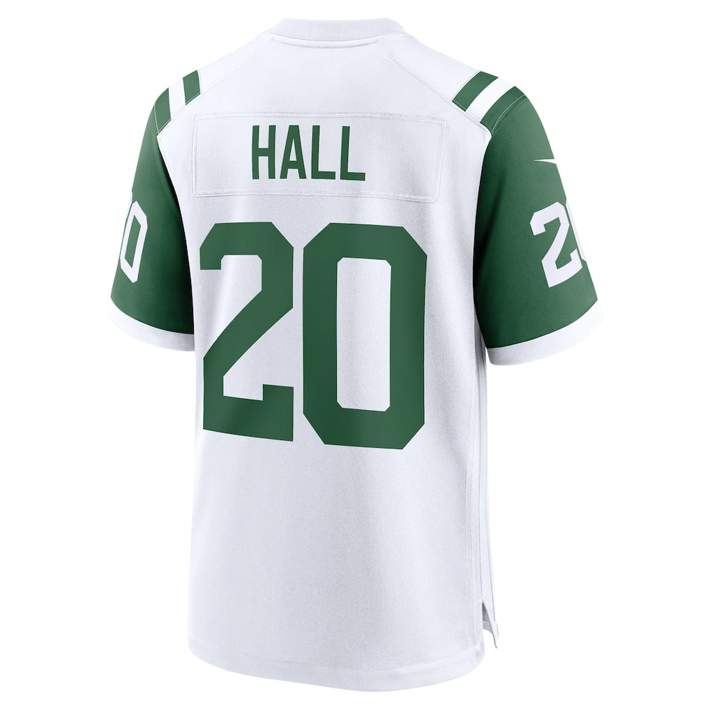 NY.Jets #20 Breece Hall White Classic Alternate Game Jersey