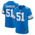 Steele Chambers Detroit Lions  Game Jersey -  Blue