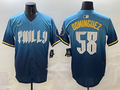 Men's Philadelphia Phillies Seranthony Dominguez Blue City Connect Limited Player Jersey