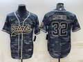Men's New Orleans Saints Tyrann Mathieu Grey Camouflage Game Jersey Joint Edition