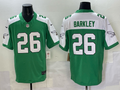 Men's Philadelphia Eagles Saquon Barkley Kelly Green Alternate Player Game Jersey