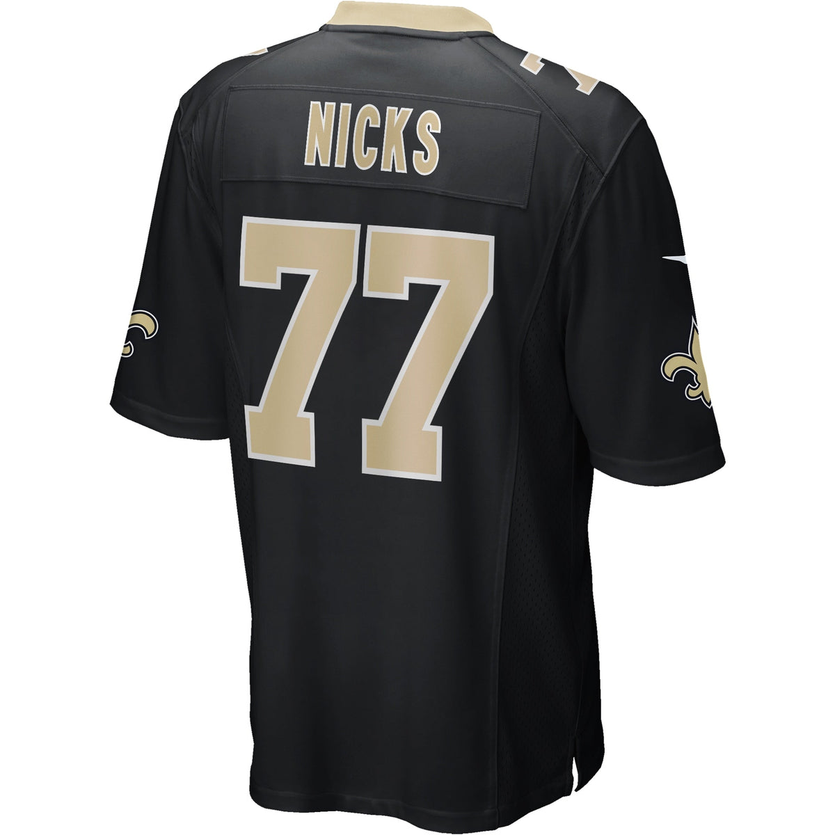 Carl Nicks New Orleans Saints  Game Retired   Jersey - Black