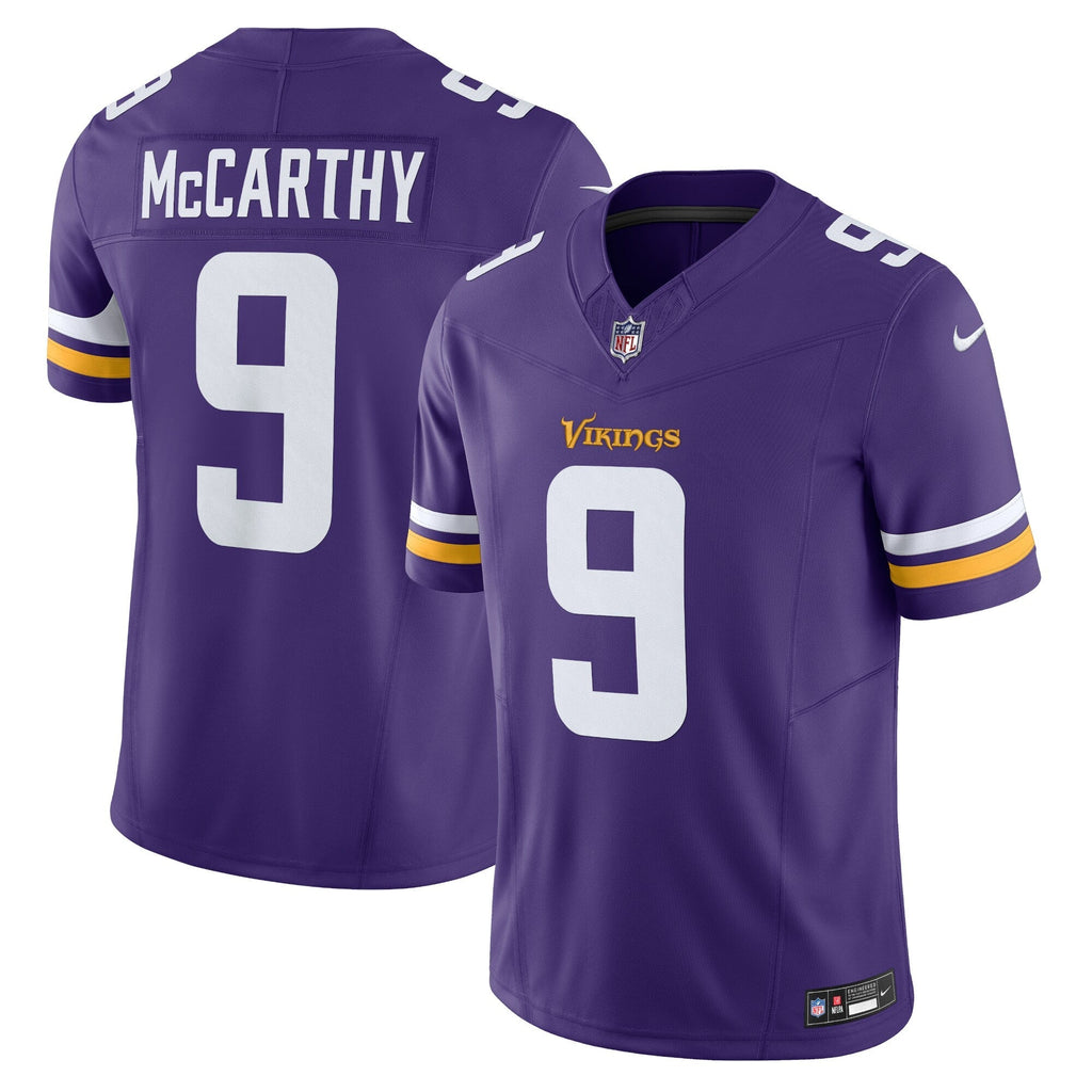 J.J. McCarthy Minnesota Vikings  Vapor F.U.S.E. Limited Jersey - Purple