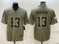 Men's Las Vegas Raiders Hunter Renfrow Olive 2022 Salute To Service Limited Jersey