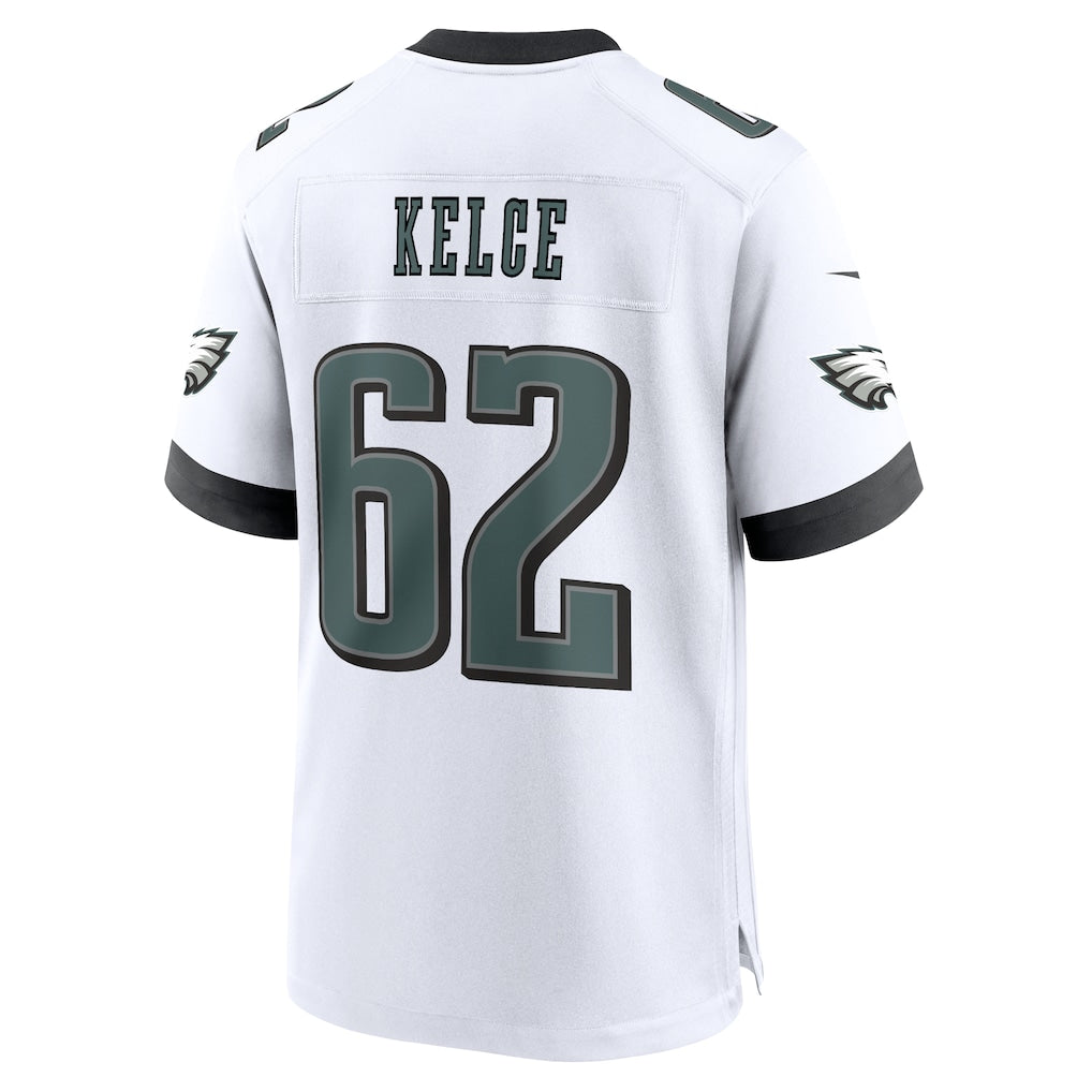 P.Eagles #62 Jason Kelce White Game Jersey