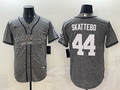 Men's New York Giants Cam Skattebo Grey Player Jersey