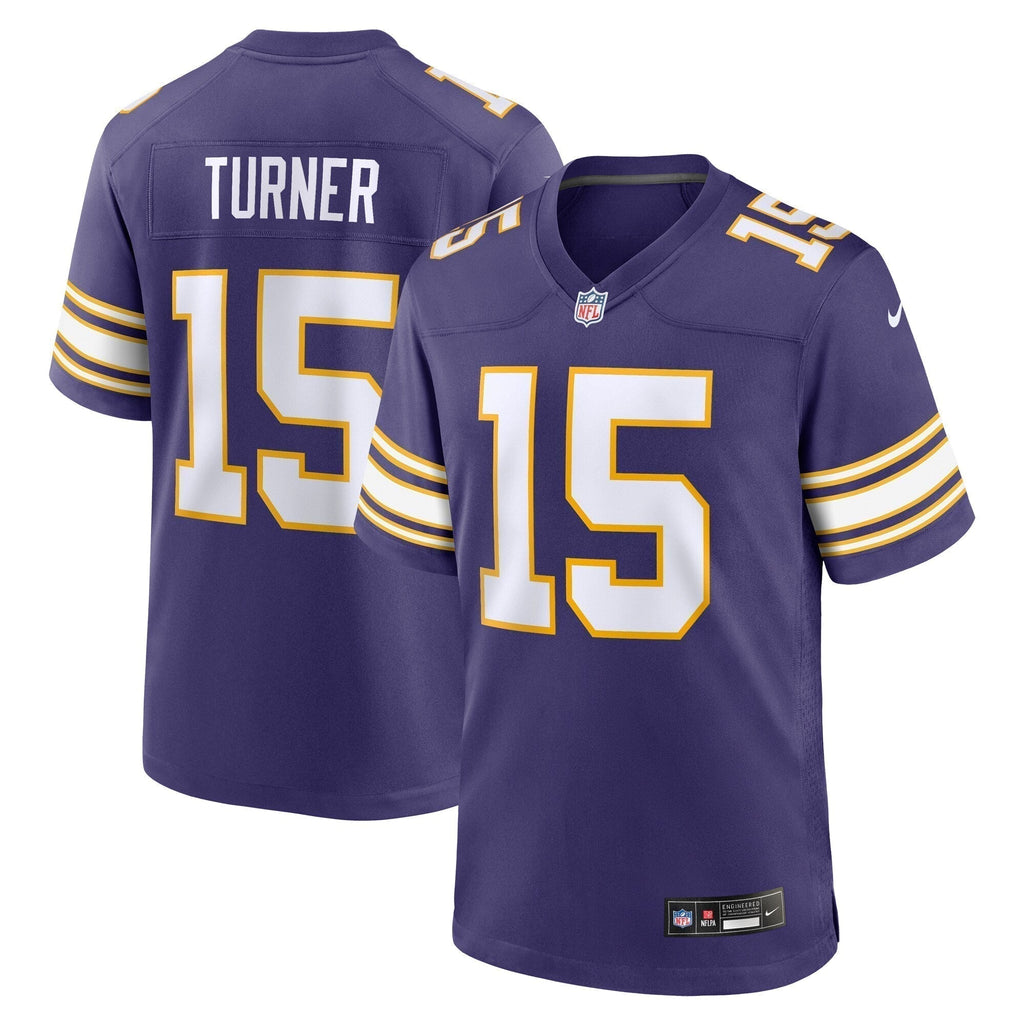 Dallas Turner Minnesota Vikings  Alternate Game Jersey -  Purple