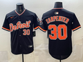 Men's Detroit Tigers Kerry Carpenter #30 Black Alternate Stadium Jersey