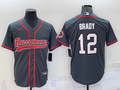 Men's Tampa Bay Buccaneers Tom Brady Gray Game Jersey Joint Edition