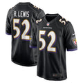 Baltimore Ravens Ray Lewis Black Retired Player Alternate Game Jersey