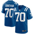 Art Donovan Indianapolis Colts  Game Retired   Jersey - Royal