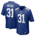Matt Breida New York Giants  Game Jersey - Royal