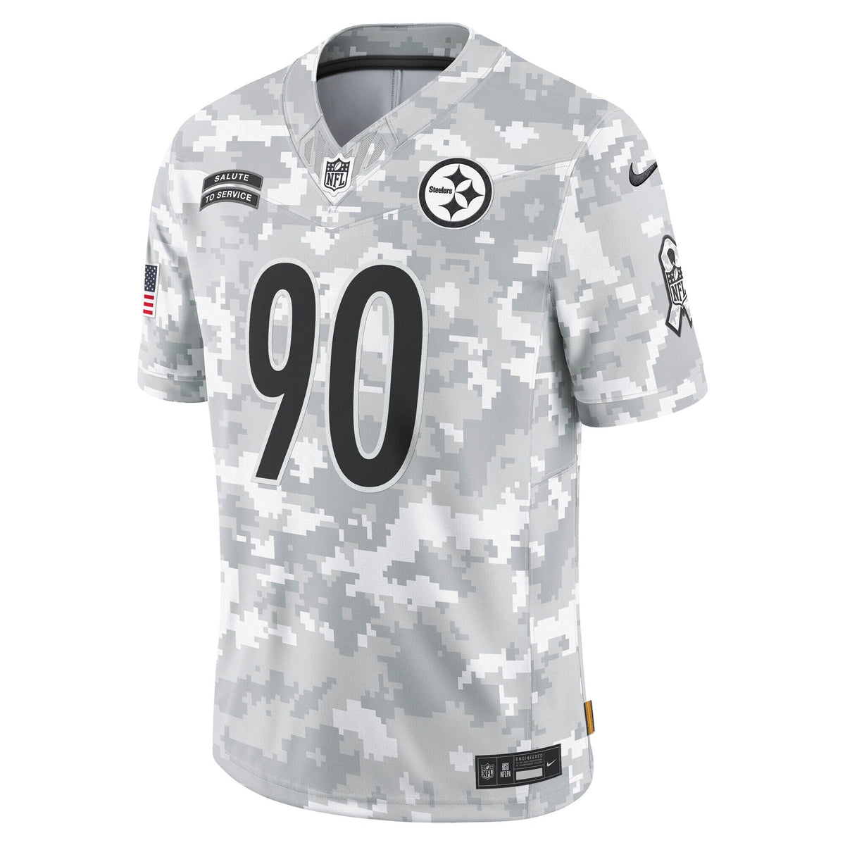 T.J. Watt Pittsburgh Steelers  2024 Salute to Service Limited Jersey - Arctic Camo