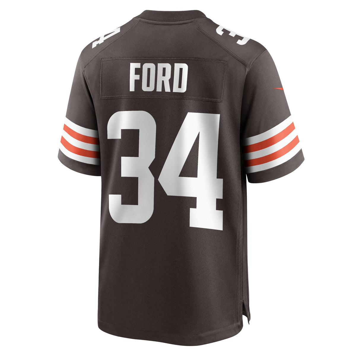 Jerome Ford Cleveland Browns  Game   Jersey - Brown