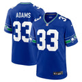 Jamal Adams Seattle Seahawks  Throwback   Game Jersey - Royal