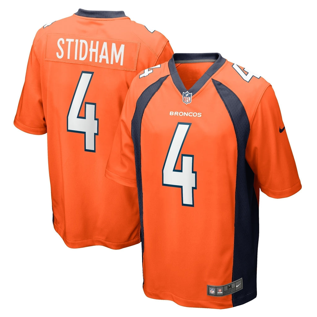 Jarrett Stidham Denver Broncos  Game   Jersey - Orange