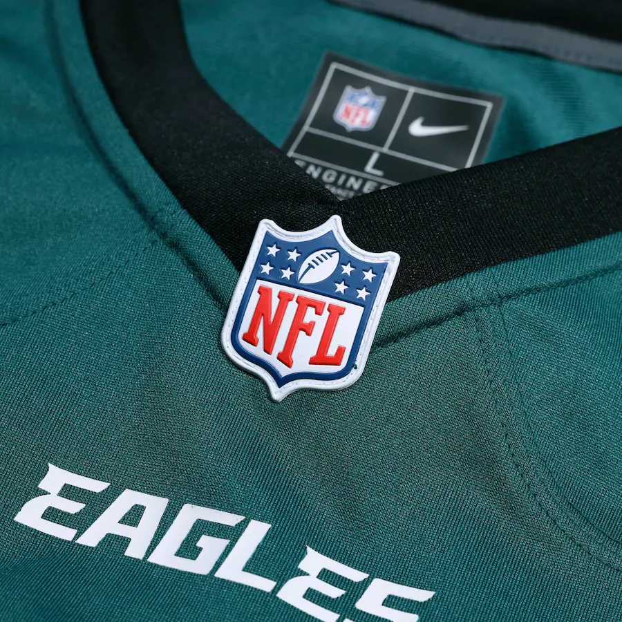 Men's Philadelphia Eagles DeVonta Smith  Midnight Green Super Bowl LIX Game Player Jersey