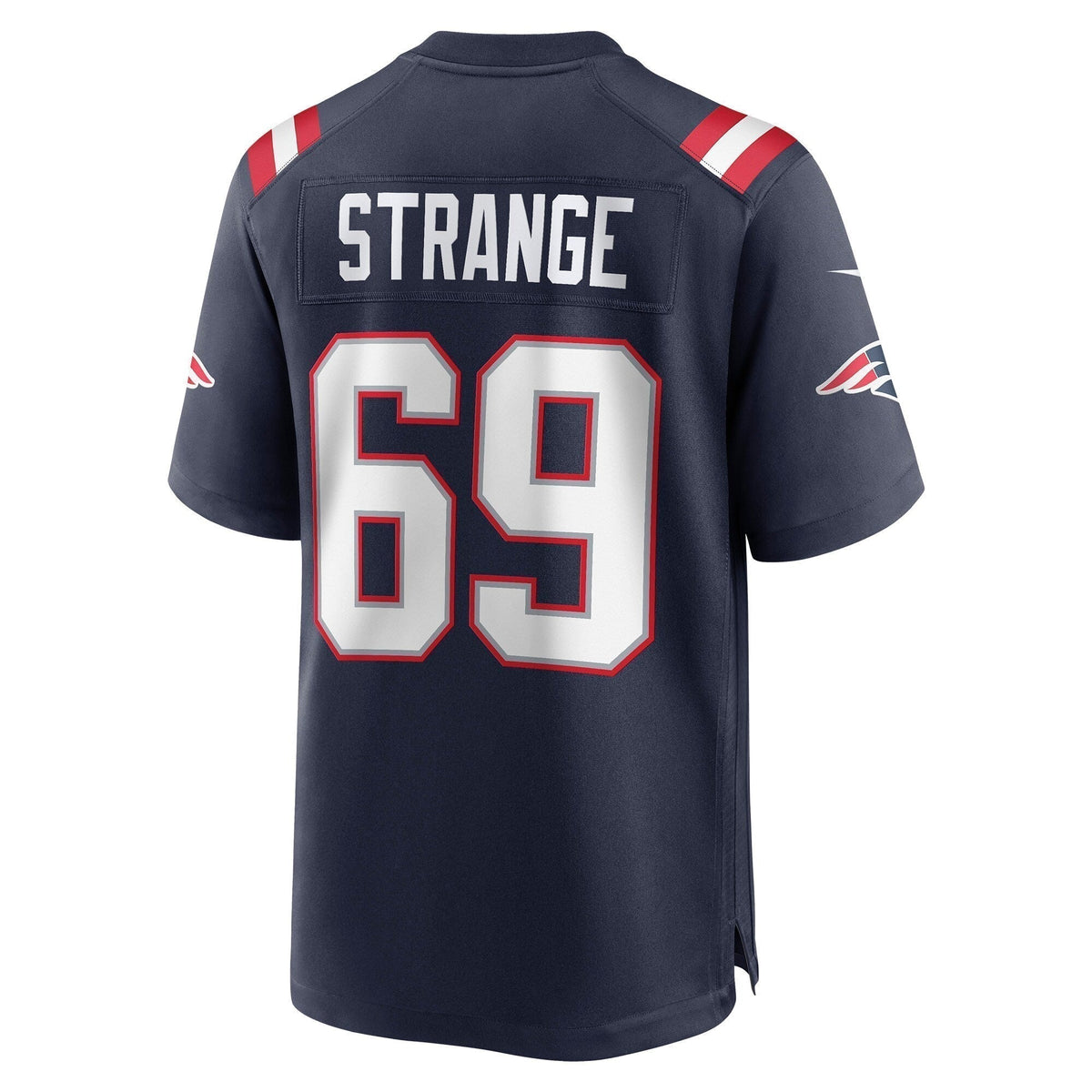 Cole Strange New England Patriots    Game Jersey - Navy