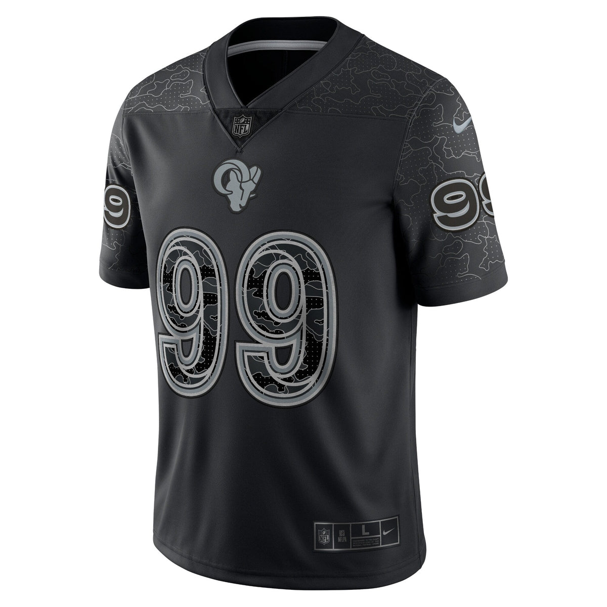 Aaron Donald Los Angeles Rams  RFLCTV Limited Jersey - Black