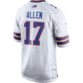 B.Bills #17 Josh Allen White Game Player Jersey