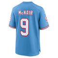 T.Titans  #9 Steve McNair Light Blue Retired Player Alternate Game Jersey