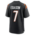 C.Bengals #7 Boomer Esiason Black Retired Player Jersey