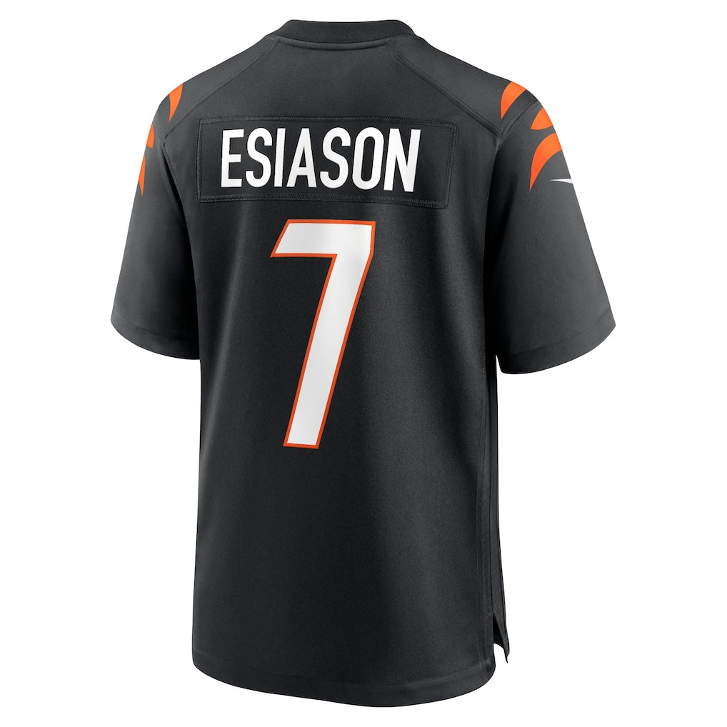 C.Bengals #7 Boomer Esiason Black Retired Player Jersey