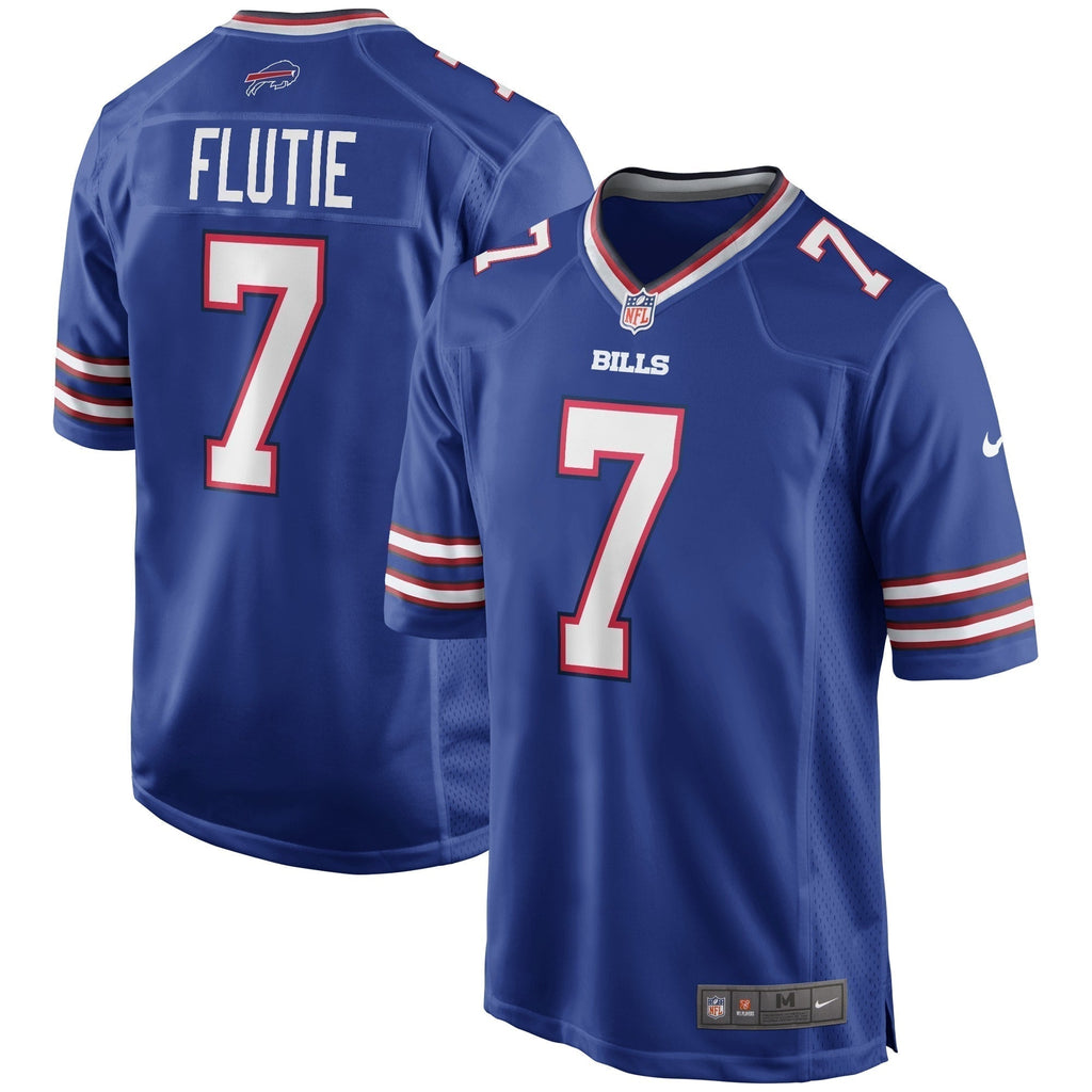 Doug Flutie Buffalo Bills Game Retired   Jersey - Royal