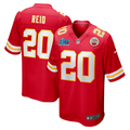 Men's Kansas City Chiefs Justin Reid Red Super Bowl LVII Patch Game Jersey