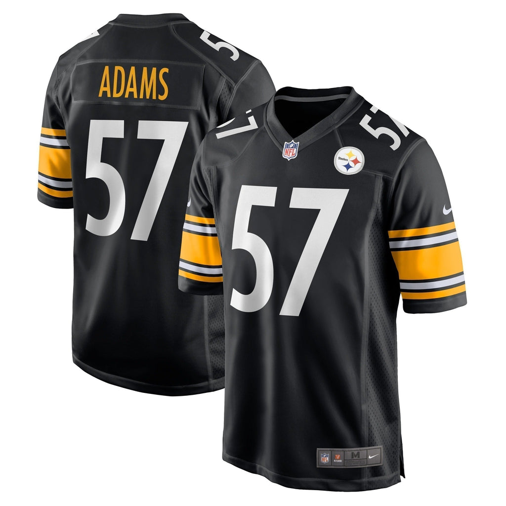 Montravius Adams Pittsburgh Steelers  Game   Jersey - Black