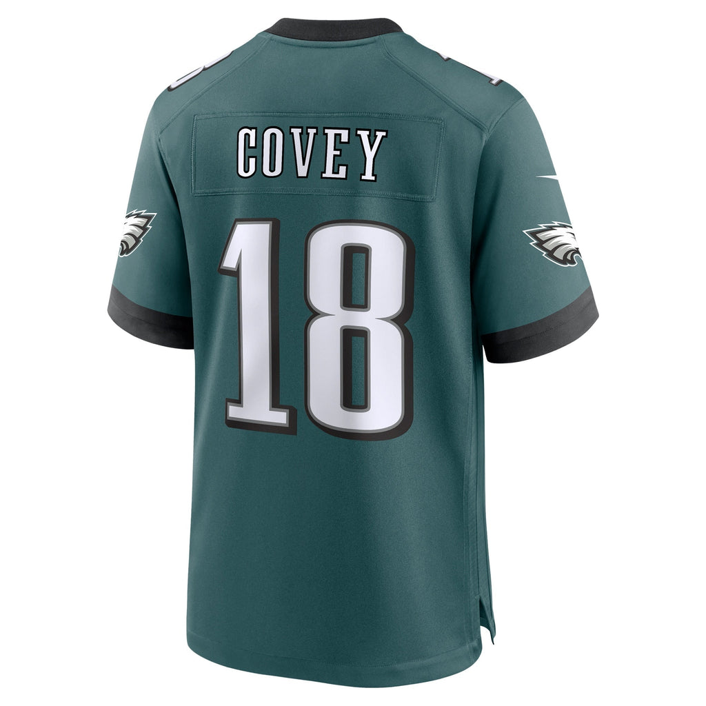 Britain Covey Philadelphia Eagles  Team Game Jersey - Midnight Green