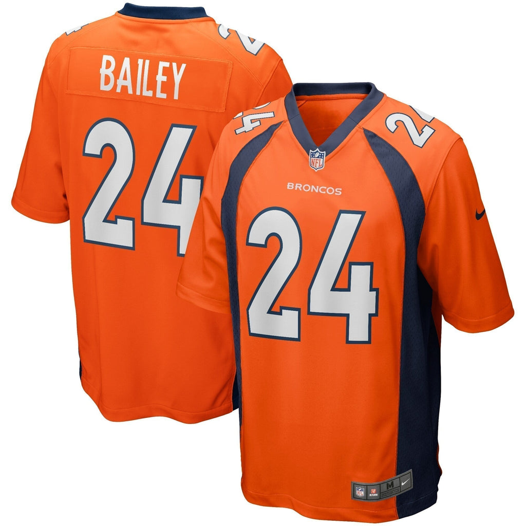 Champ Bailey Denver Broncos  Game Retired   Jersey - Orange