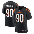 Cincinnati Bengals Owen Carney Black Home Game Player Jersey