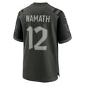 NY.Jets #12 Joe Namath Gotham Green 2025 Rivalries Collection Retired Player Game Jersey
