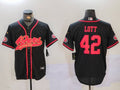 Men's San Francisco 49ers Ronnie Lott Black Game Player Jersey