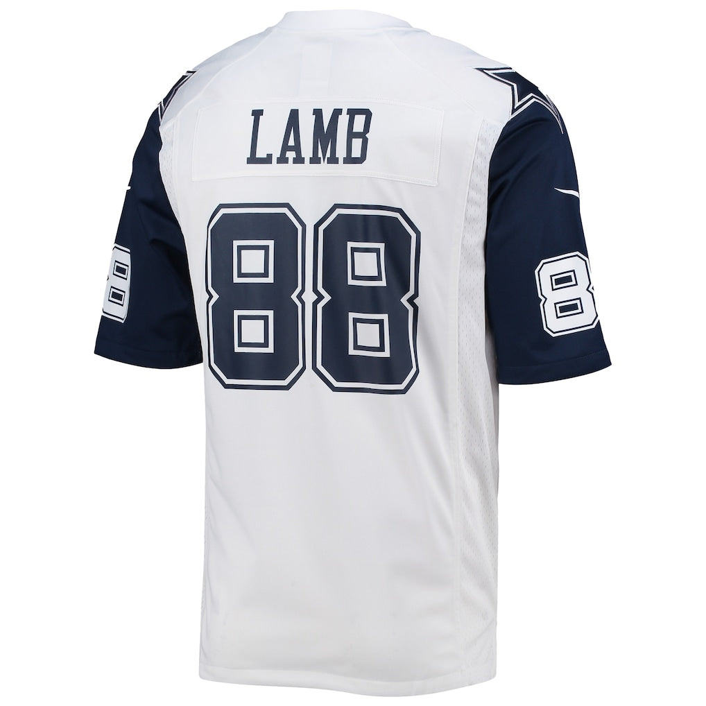 D.Cowboys #88 CeeDee Lamb White Alternate Game Team Jersey