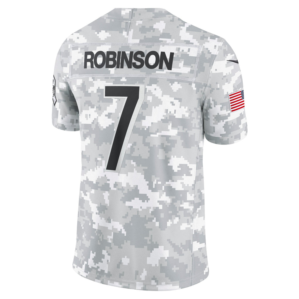 Bijan Robinson Atlanta Falcons  2024 Salute to Service Limited Jersey - Arctic Camo