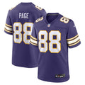 Alan Page Minnesota Vikings  Classic Retired   Jersey - Purple