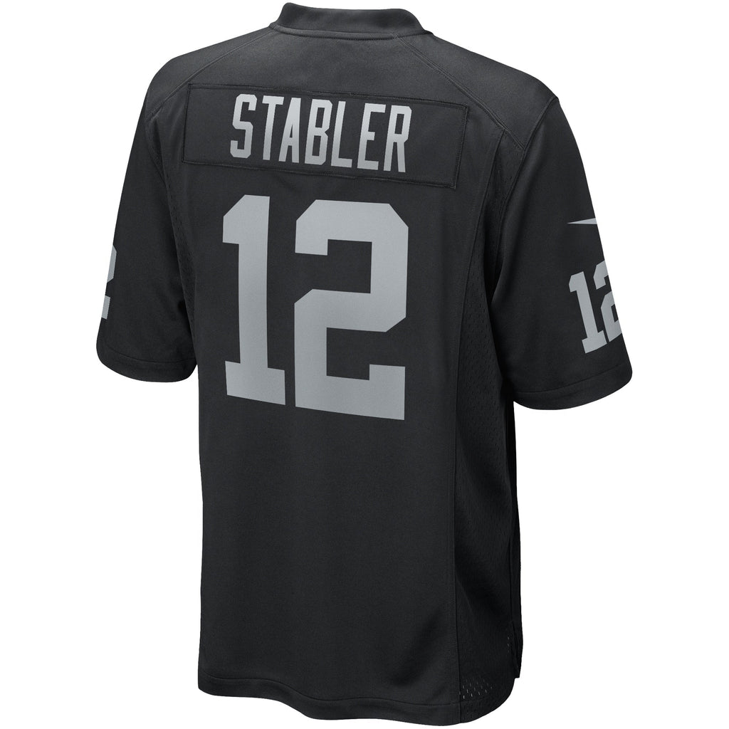 Ken Stabler Las Vegas Raiders  Game Retired   Jersey - Black