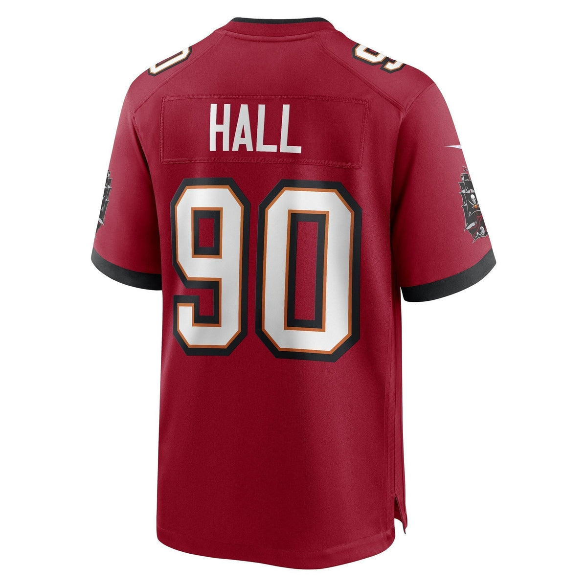 Logan Hall Tampa Bay Buccaneers  Game   Jersey - Red