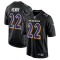 Baltimore Ravens Derrick Henry Carbon Black Fashion Jersey
