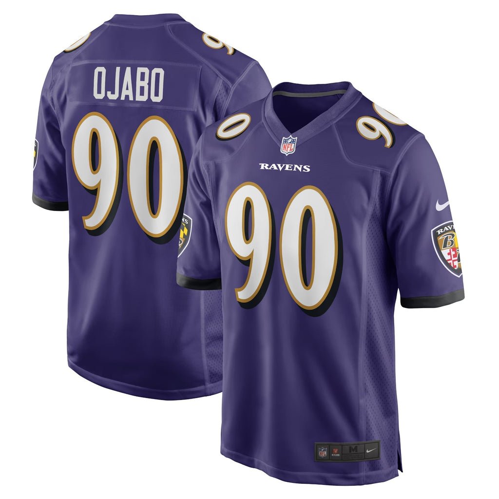 Baltimore Ravens David Ojabo Purple Player Game Jersey