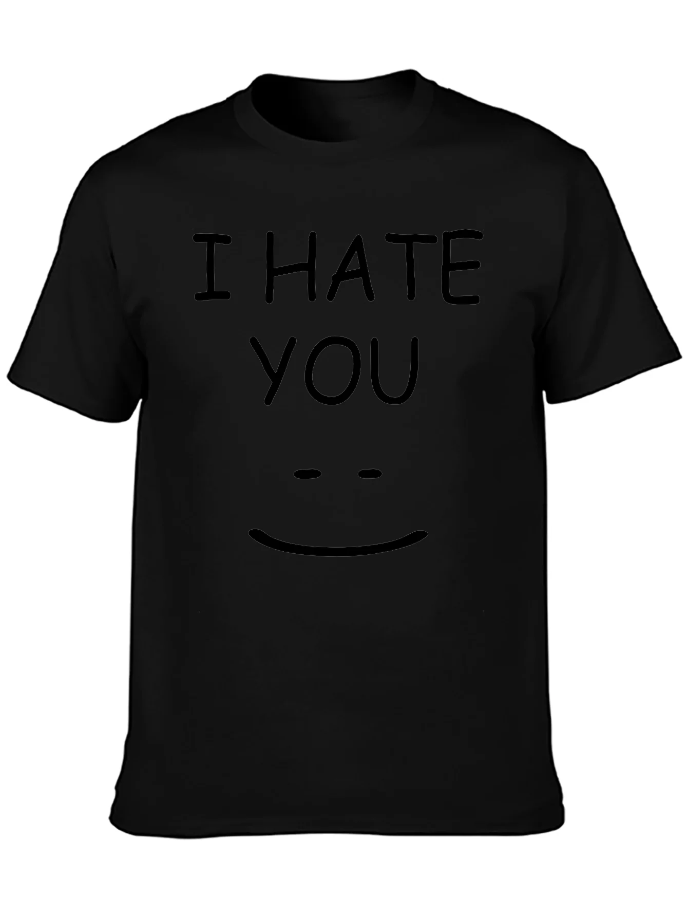 I Hate You Graphic T-Shirt - Funny Anti-Valentines Day Tee