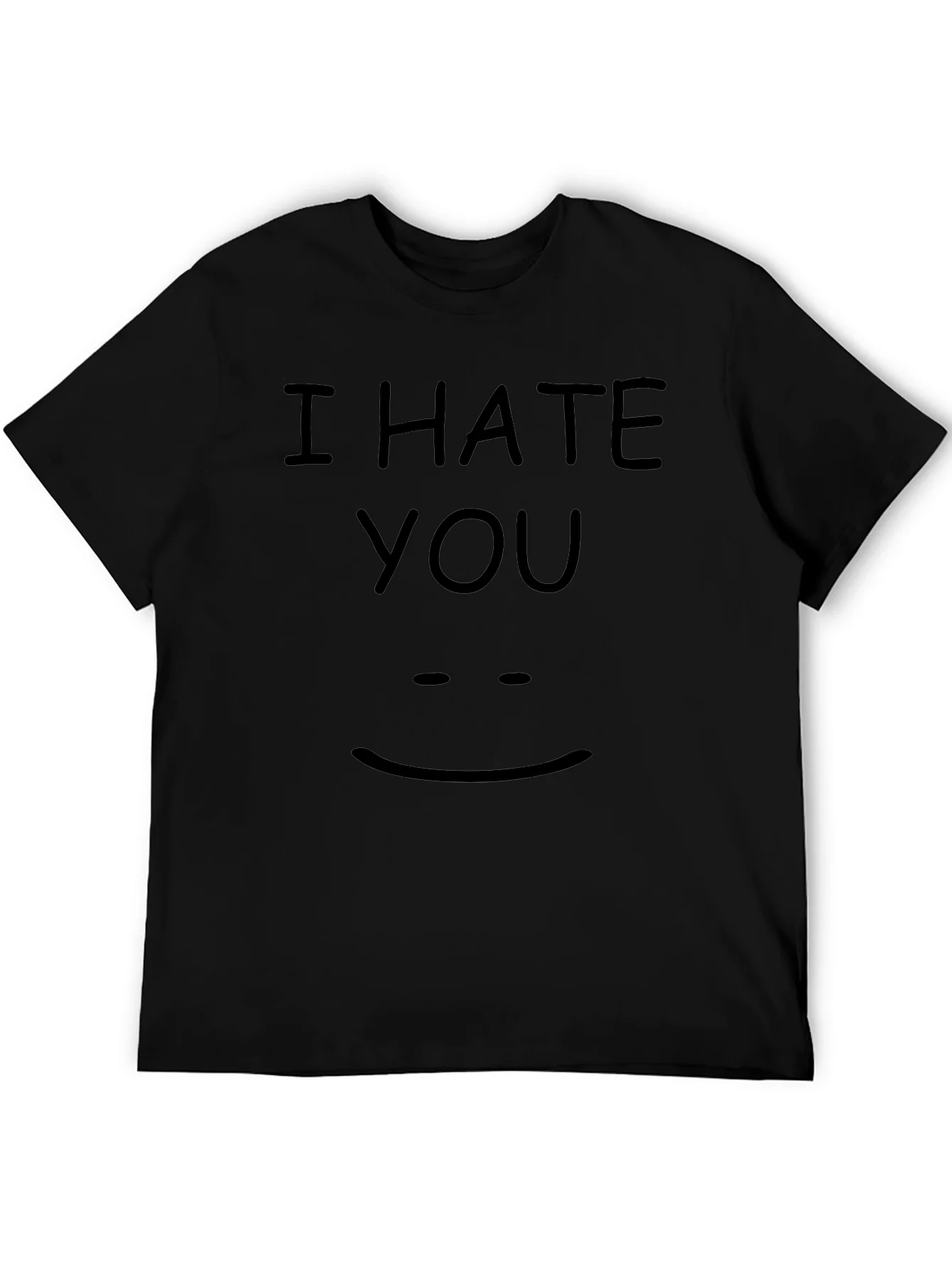 I Hate You Graphic T-Shirt - Funny Anti-Valentines Day Tee