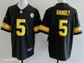 Men's Pittsburgh Steelers Jalen Ramsey  Jersey -  Black-yellow numbers