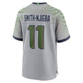 S.Seahawks #11 Jaxon Smith-Njigba Wolf Gray 2025 Rivalries Collection Game Jersey
